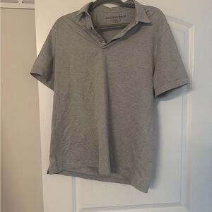 Mizzen+Main Light Gray Polo Shirt